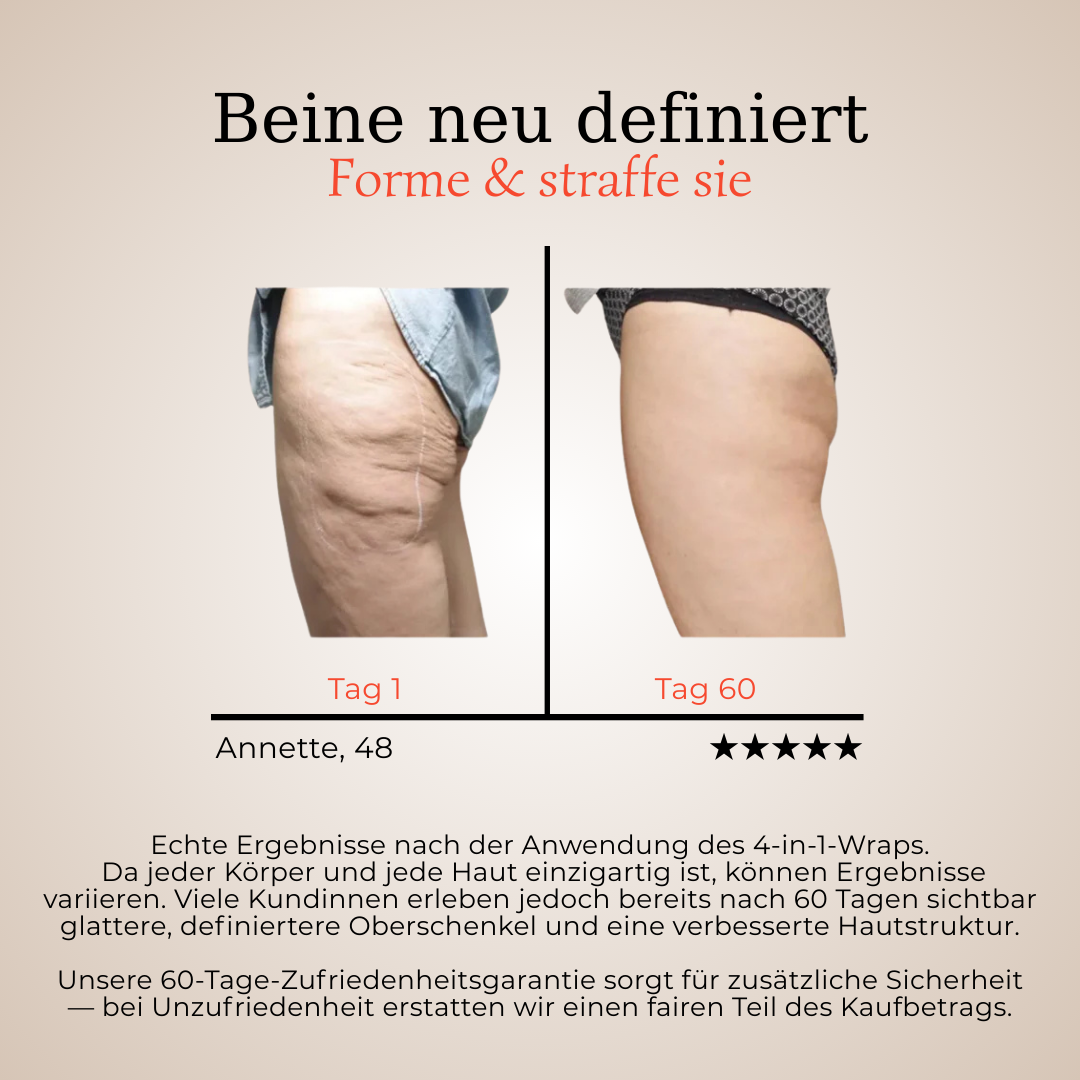 Nova Skin™ Thigh | Dual-Wellenlängen Rotlicht-Beinwrap mit 3-Lagen-Lift-Technologie™
