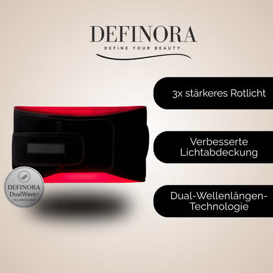 Nova Skin™ Waist | Dual-Wellenlängen Rotlichtgürtel mit 3-Lagen-Lift-Technologie™